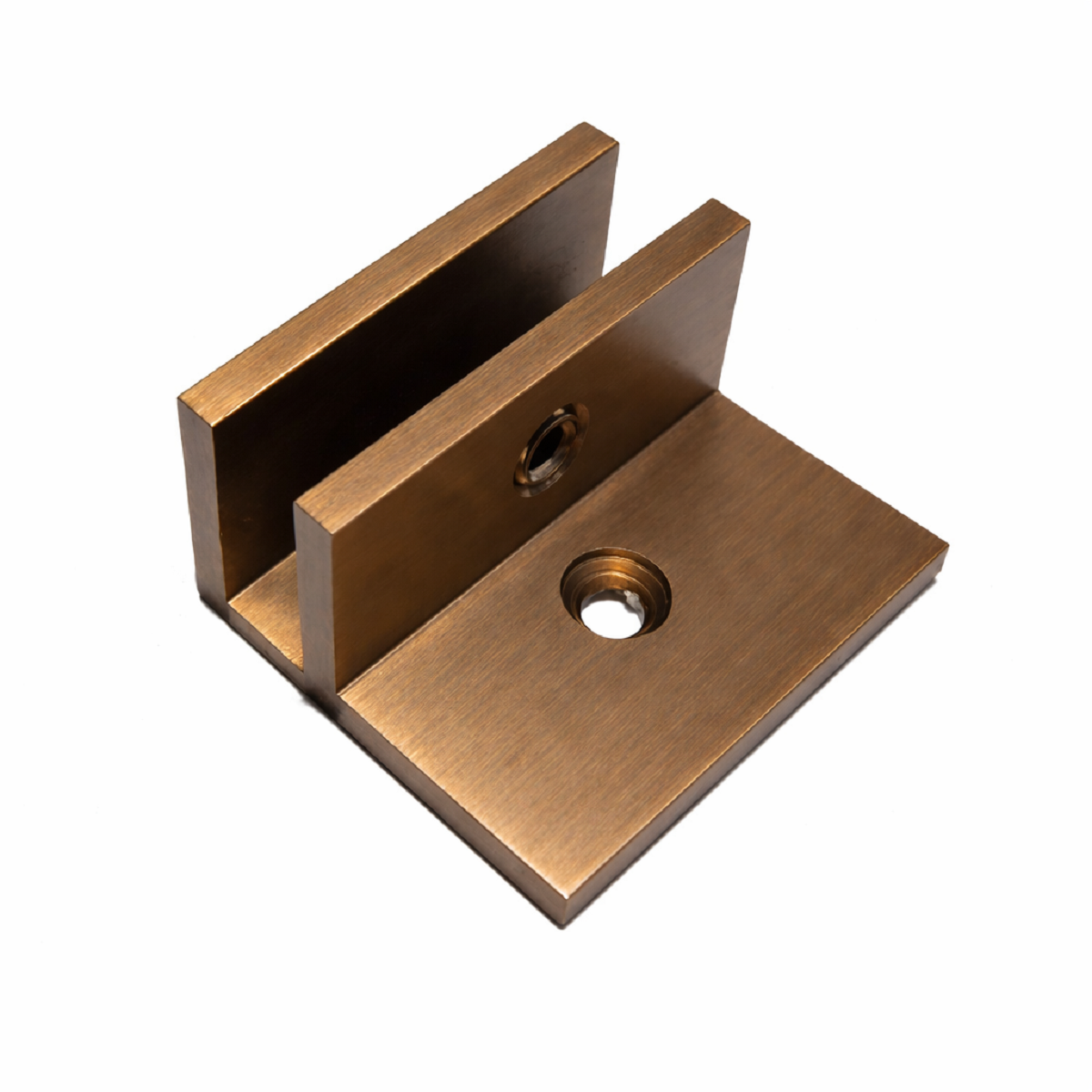 Shelf bracket with leg in Bronze